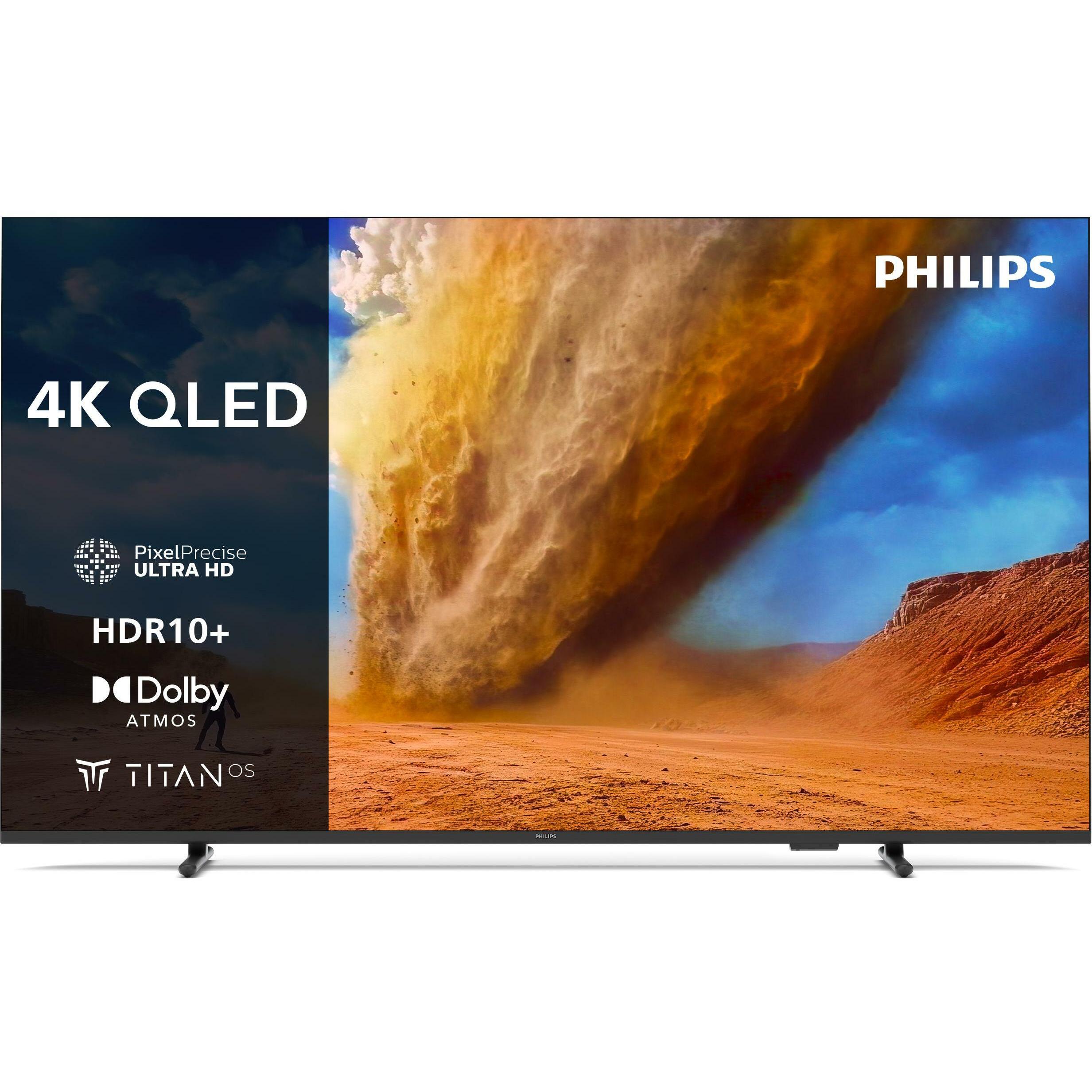 Philips 43PUS7800/12 (43", PUS7800, QLED, 4K, 2025), TV, Schwarz