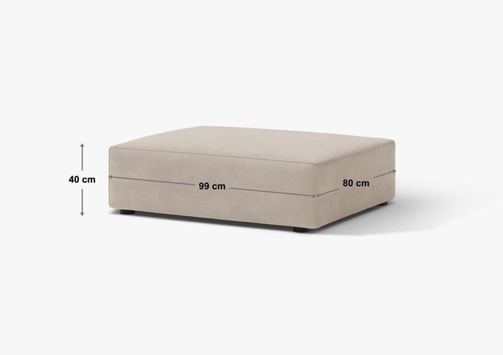 Actual product image Micadoni Jodie (Sofa stool)