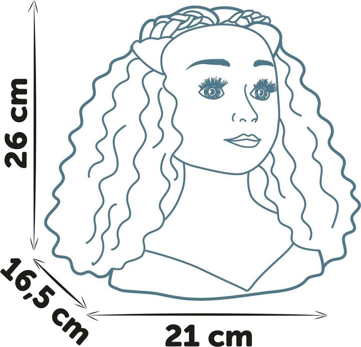 Actual product image Smoby My Beauty styling head Afro