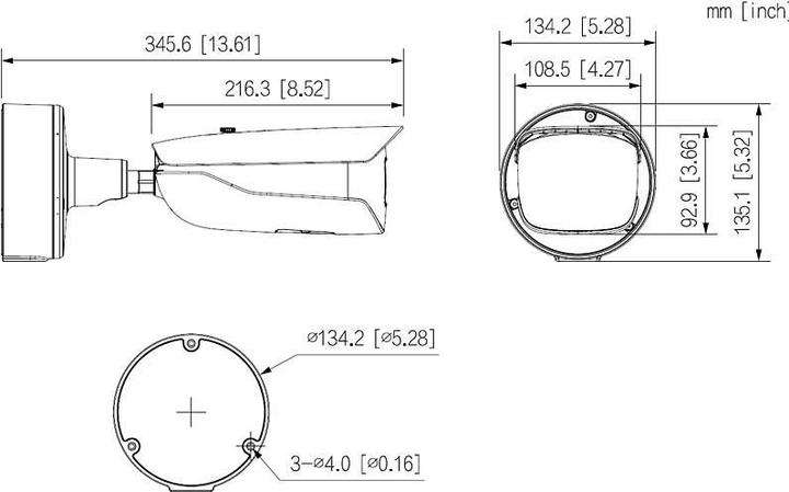 Produktbild Dahua IPC-HFW71242HP-Z-X IP-Kamera 12MPx T/N IR (4000 x 3000 Pixels)