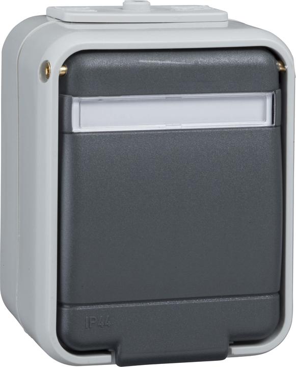 Schneider GmbH Steckdose 16A AquaTop licht/basaltgrau