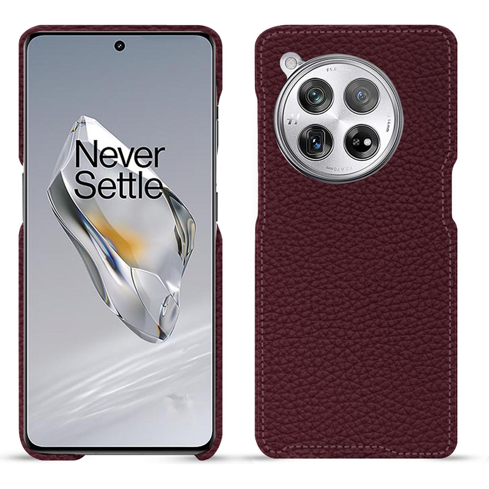 Noreve Lederschutzhülle (OnePlus 12), Smartphone Hülle, Violett