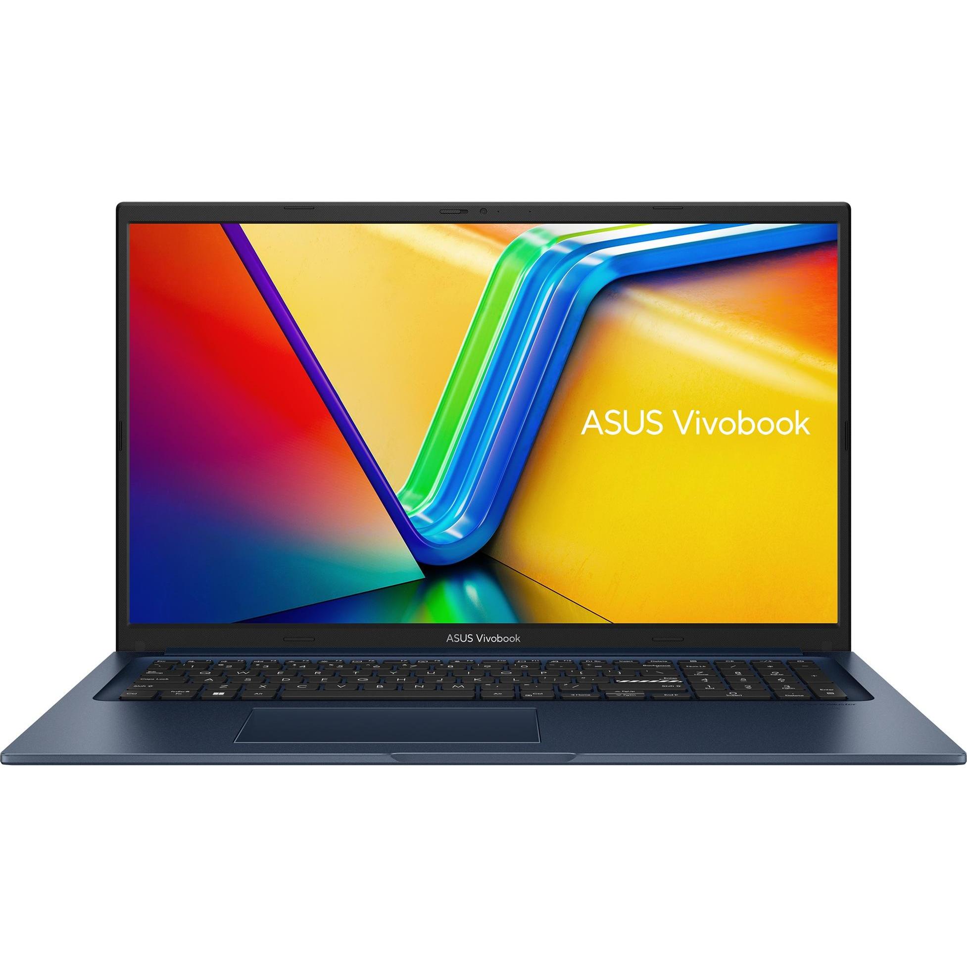ASUS VivoBook 17 (17.30", 1000 GB, 16 GB, DE, Intel Core 5 120U), Notebook, Blau