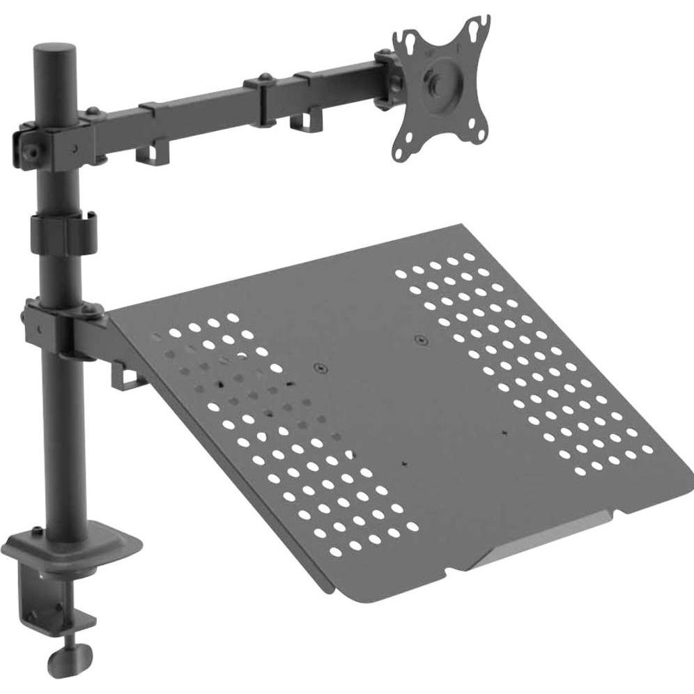 Akyga AK-MB-04 Monitor-Tischhalterung 81,3 cm (32") Schwarz Neigbar, Rotierbar (Tisch, 32.01"), Monitor Halterung, Schwa...