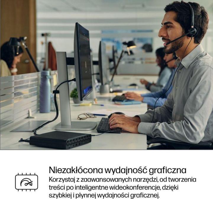 Actual product image HP ProDesk 4 Mini G1i Desktop AI PC (1000 GB, 16 GB)