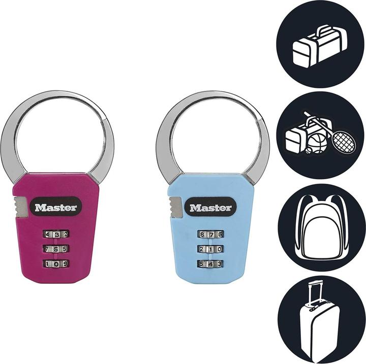 Actual product image Master Lock Backpack lock