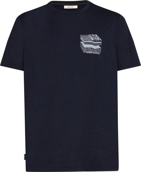 Actual product image Icebreaker Men Merino 150 Tech Lite SS Tee Evolving Layers (XXL)