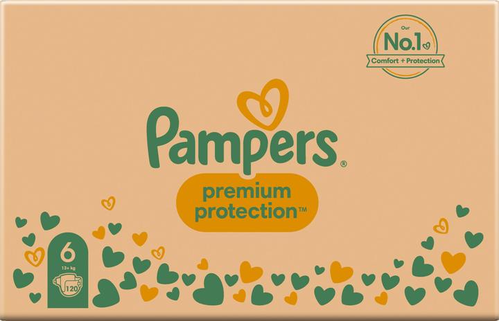 Immagine prodotto Pampers Protezione Premium (Dimensione 6, Pacco mensile, 120 Pezzo/i)