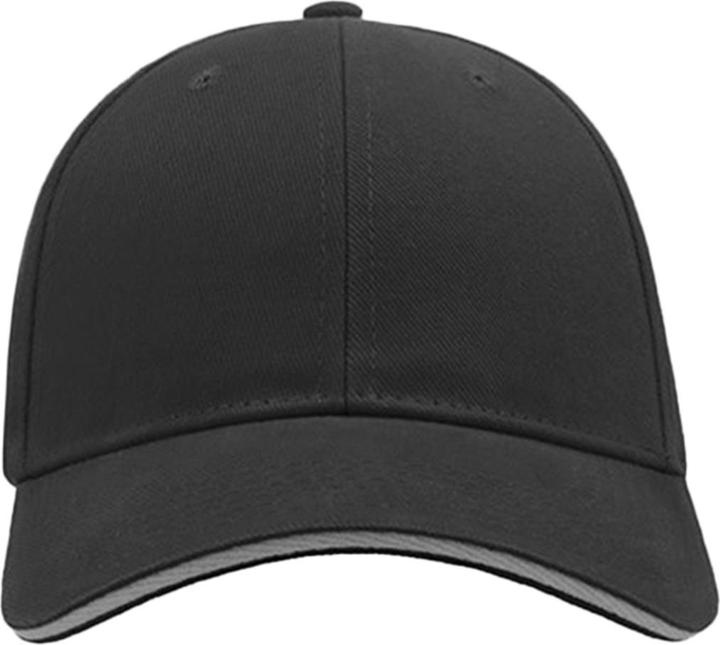 Produktbild Atlantis Liberty Baseballkappe mit 6 Paneelen aus gebürsteter Baumwolle