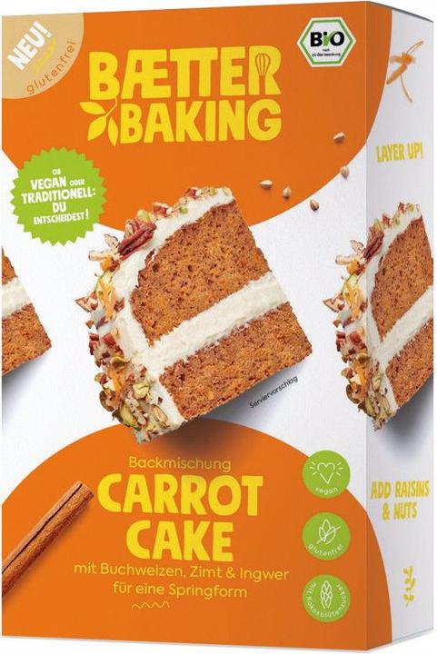 Produktbild Baetter Baking Carrot Cake Backmischung Bio (380 g)