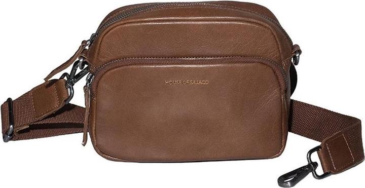 Produktbild House Ledertasche Schultertasche Querbody Cognac