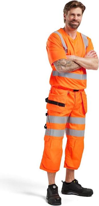 Produktbild Blakläder High Visibility T-Shirt v-kragen v-kragen anti-uv anti-geruch (XS)