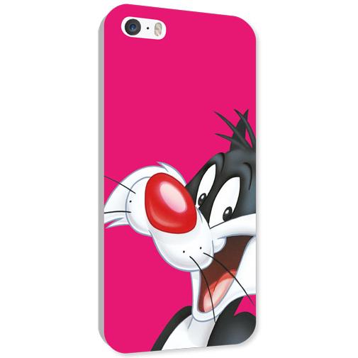 Warner Bros Bijou BIJ-5-WB003 Sylvester Pink Clip On Cover for iPhone 5 (Apple iPhone 5), Cover smartphone, Pink