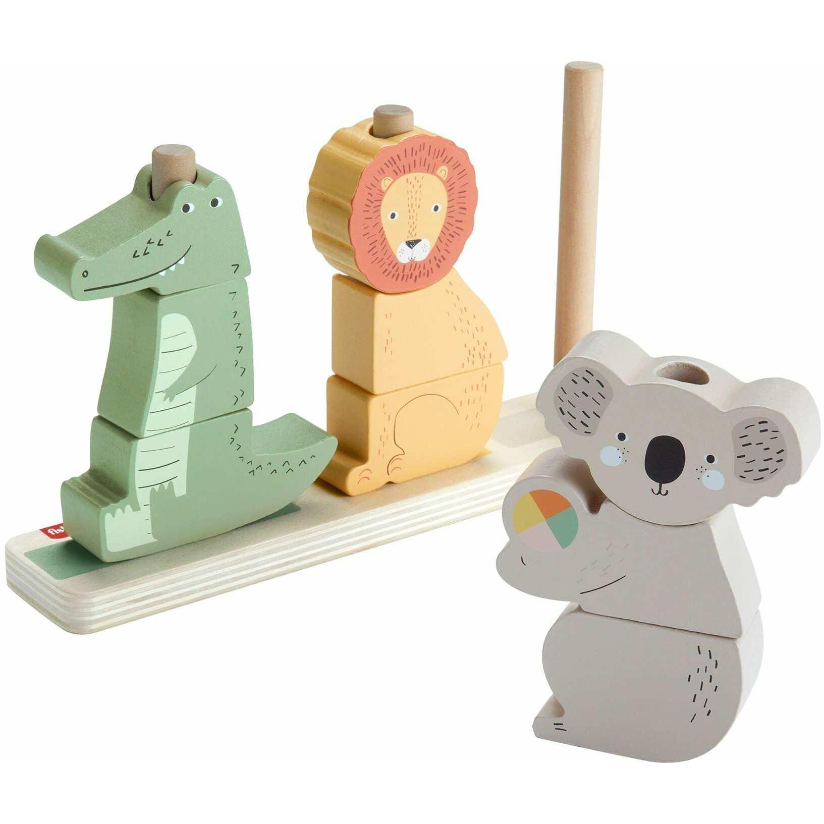 Fisher-Price Stapel-Tierwelt aus Holz