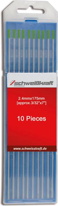 Produktbild Schweisskraft Wolframelektroden W grün / 3,2 x 175 mm