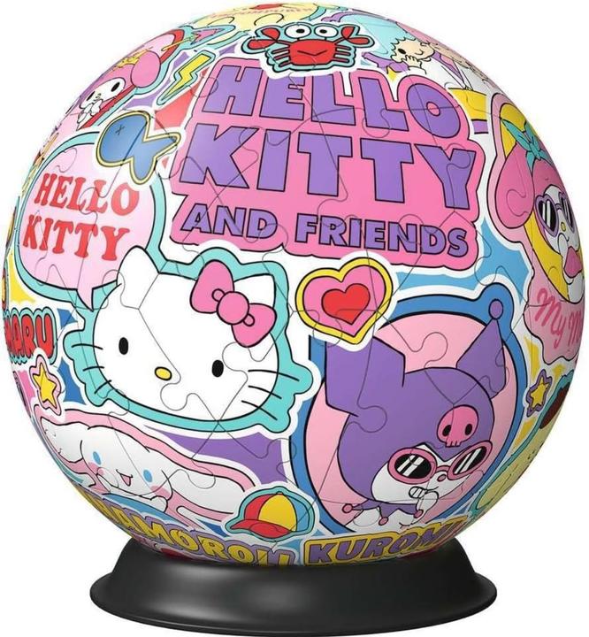 Actual product image Ravensburger 3D Puzzle 72 Teile - Puzzle-Ball Hello Kitty (72 pieces)