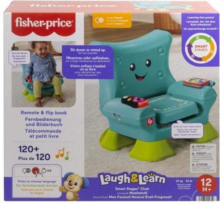 Produktbild Fisher-Price LernspaÃŸ LernspaÃŸ Musikstuhl - E3 (Deutsch, Französisch, Englisch)