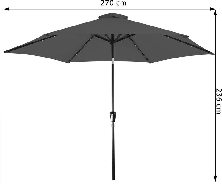 Image du produit Kingsleeve Parasol LED 270cm (2.70 m)