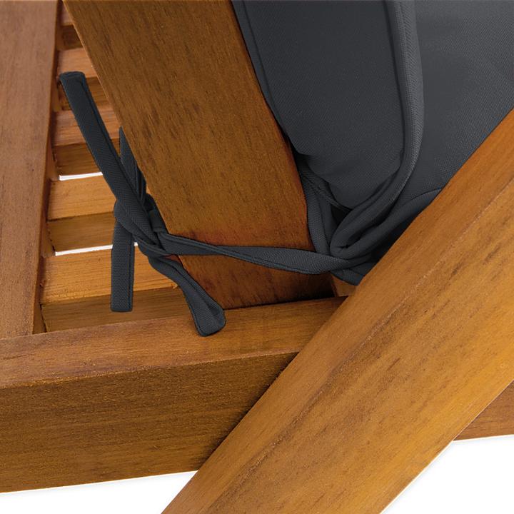 Image du produit Detex Lot de 6 coussins de chaise (120 x 45 x 5 cm)