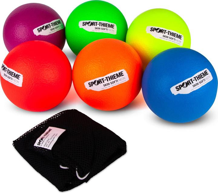 Actual product image Sport-Thieme Weichschaumbälle-Set Skin Softi Neon