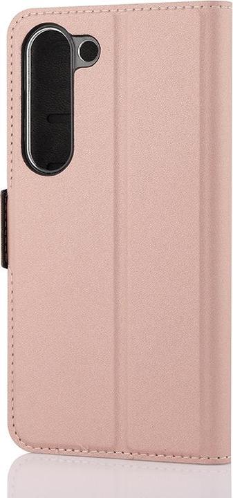 Actual product image Wave BookCase -suojakotelo, Samsung Galaxy S23, ruusukulta (Samsung Galaxy A23 5G)