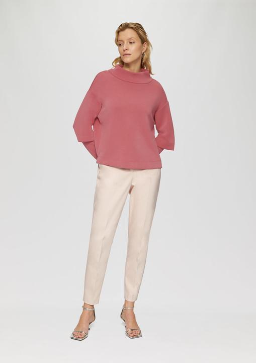 Produktbild s.Oliver Sweatshirt Scuba-Sweatshirt mit Layering-Detail