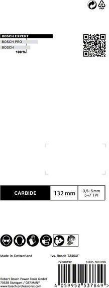 Produktbild Bosch Professional Zubehör Expert Multi Material T367XHM Stichsägeblatt, 10 Stück