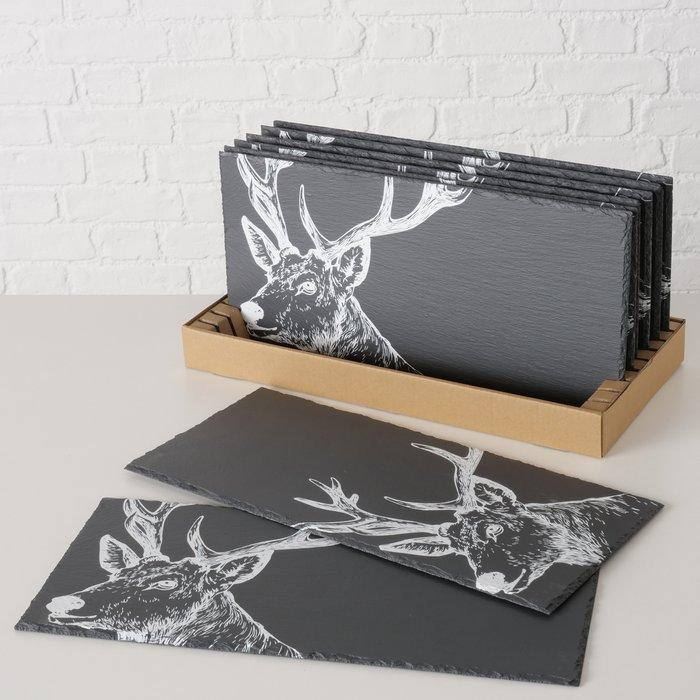 Actual product image Boltze Home Moritz serving board slate black 48cm assorted (1 piece)