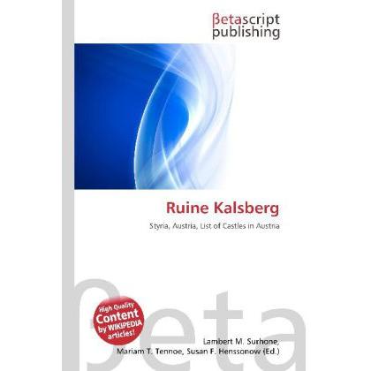 Ruine Kalsberg, Fachbücher
