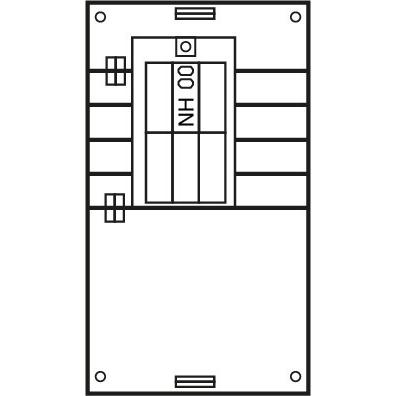 ABN, Verteilerschrank Zubehör, Sammelschienen-Feld