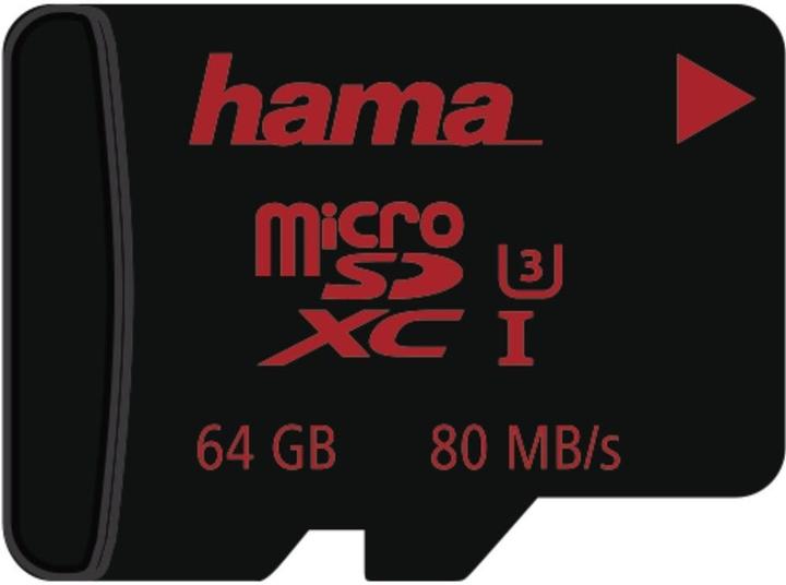 Produktbild Hama microSDXC Class 3 +Adapter/Foto (64 GB, microSDXC, U3, UHS-I)
