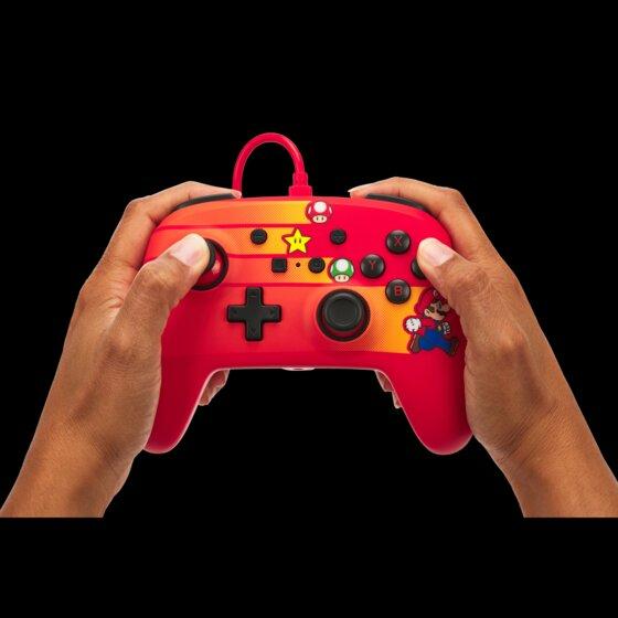 Produktbild PowerA Verbesserter kabelgebundener PowerA-Controller für Nintendo Switch - Speedster Mario (Switch)