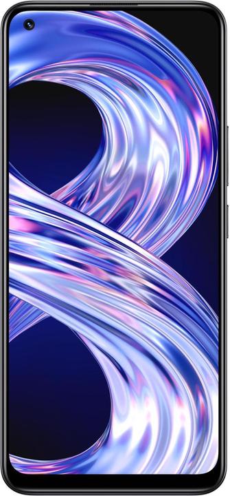 Produktbild realme 8 (64 GB, Cyber Black, 6.40", Dual SIM + SD, 4G)