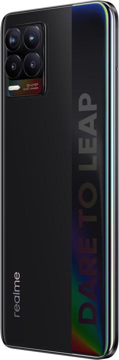 Produktbild realme 8 (64 GB, Cyber Black, 6.40", Dual SIM + SD, 4G)