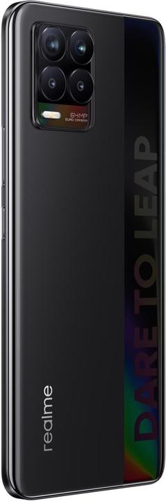 Produktbild realme 8 (64 GB, Cyber Black, 6.40", Dual SIM + SD, 4G)