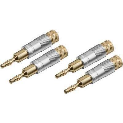 Thumbnail - clicktronic Banana-Stecker, Audio Stecker, Blau