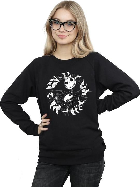 Image du produit Disney - Sweat NIGHTMARE BEFORE CHRISTMAS JACK BAT CIRCLE - Femme (S)