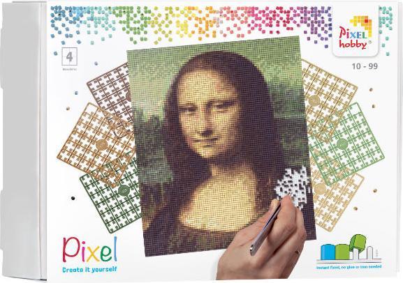 Produktbild Pixelhobby Pixel Geschenkset 4 Basisplatten - Mona Lisa