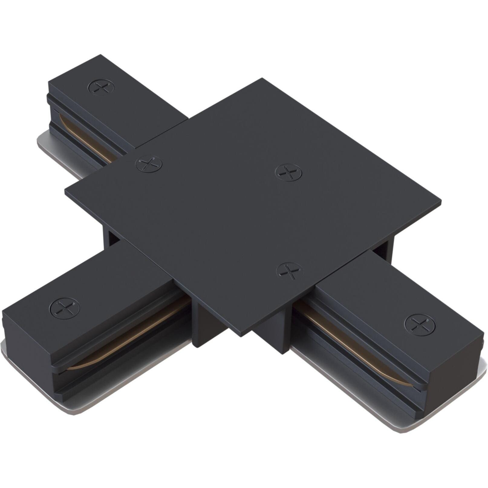 Thumbnail - Maytoni, Zubehör Beleuchtung, Stromschienen T-Verbinder 3-fach Schwarz Aluminium