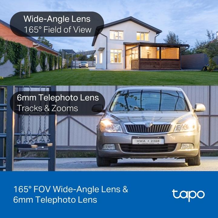 Productafbeelding TP-Link Tapo C545D Dual Outdoor Security Camera (2304 x 1296 Pixels)
