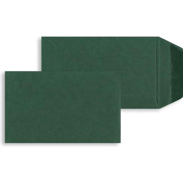 Blanke, Versandtasche + Luftpolstertasche, Versandtaschen 65x105mm 120g/qm gummiert VE=100 Stück tannengrün (100 x)