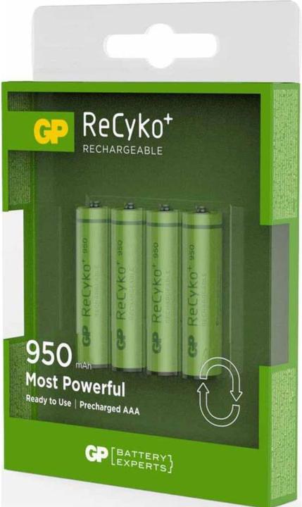 Actual product image GP Batteries GP 4er Akku-Set (4 pcs., AAA, 950 mAh)