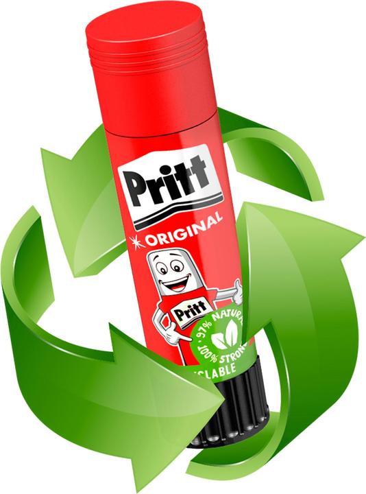 Actual product image Pritt Klebestift 2*22g + Radierer retail