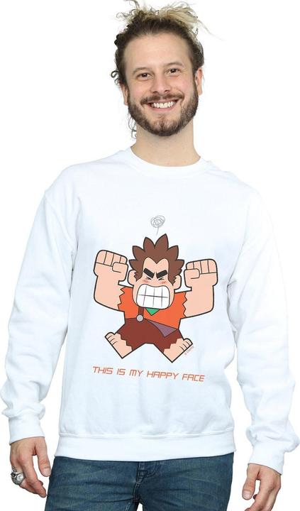 Immagine prodotto Disney Wreck It Ralph Happy Face Felpa Uomo (5XL)