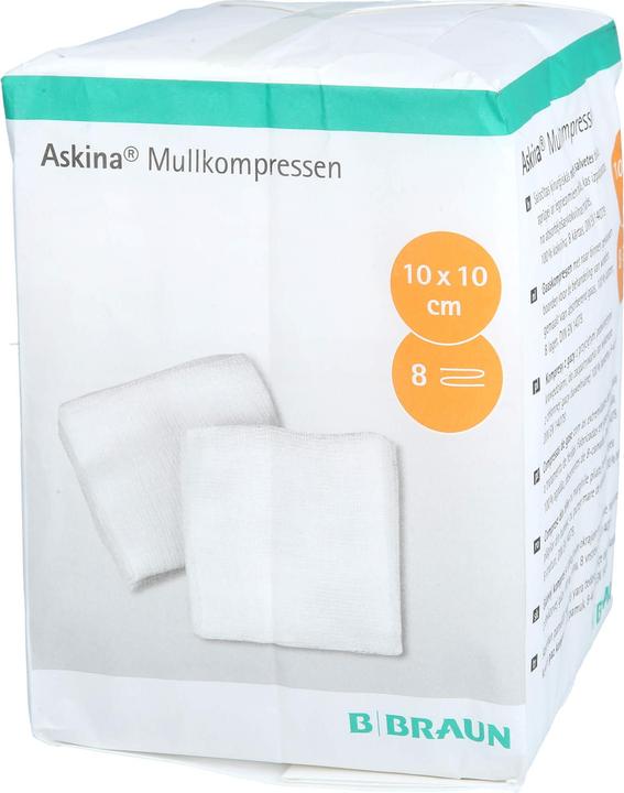 Produktbild Askina Mullkompresse 10cmx10cm
