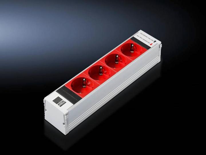 Produktbild Rittal PSM Plus Steckdosenleiste (Plug-In-Modul) (4x, CEE 7/4)