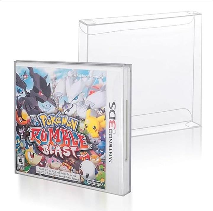 Actual product image Evoretro Pack 25 boîtes de protection en PET pour jeux 3DS (NTSC) Games (3DS)