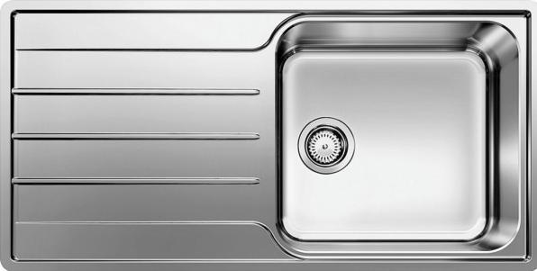 Blanco LEMIS XL 6 S-IF sink, stainless steel brushed finish (Top-mounted sink, 50 cm, 100 cm)