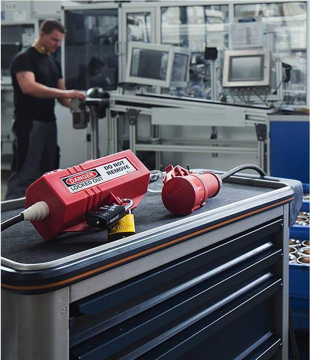 Produktbild Abus Stecker-Verriegelung P110 rot, klein