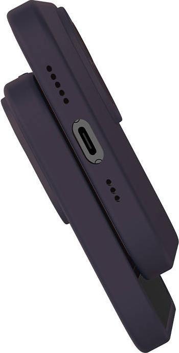 Produktbild Baseus Liquid Silica Gel Case for iPhone 14 Pro (Elderberry)+ tempered glass + cleaning kit (Apple iPhone 14 Pro)